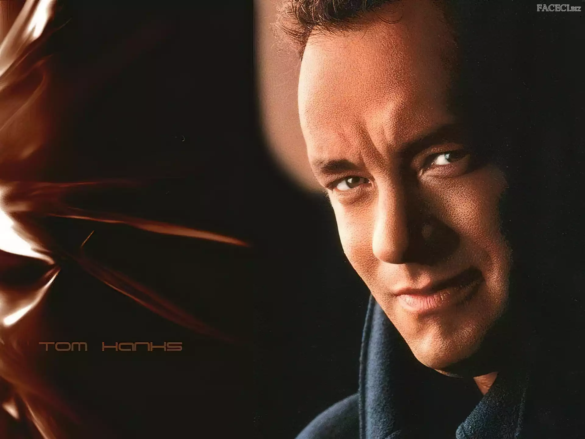 brÄ…zowe oczy, Tom Hanks, twarz